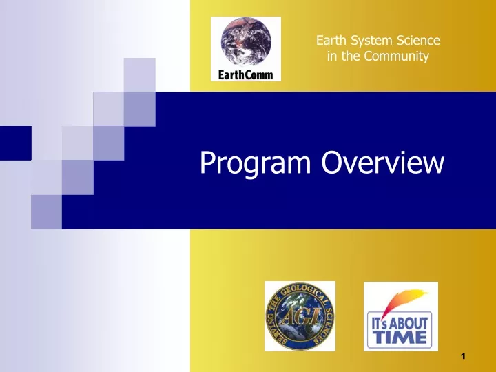 earth system science in the community
