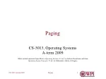 Paging - slide 1