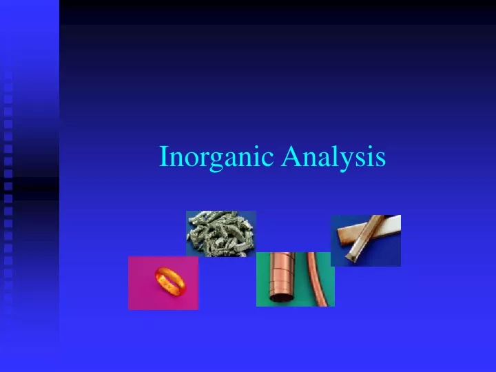 inorganic analysis