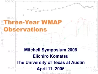 Three-Year WMAP Observations