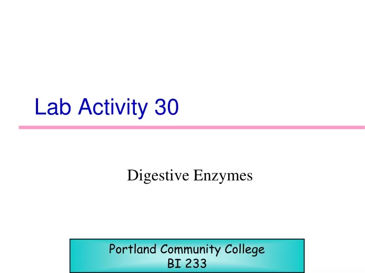 lab activity 30