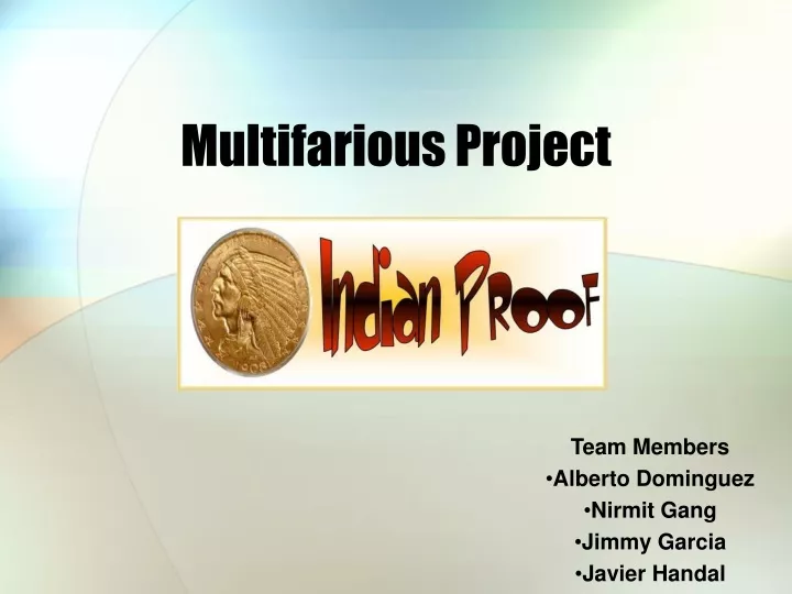 multifarious project