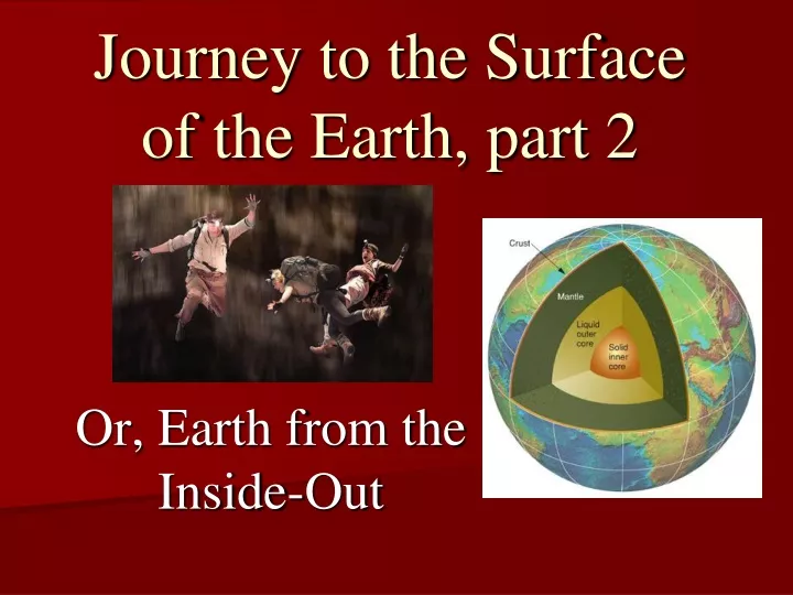 journey to the surface of the earth part 2