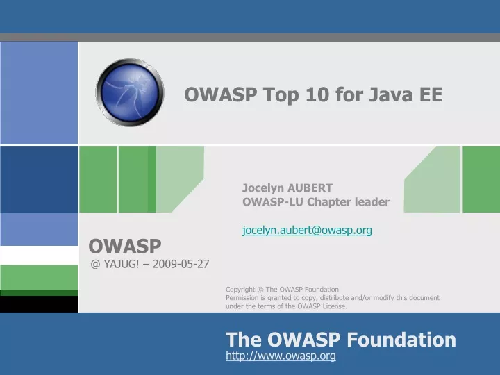 owasp top 10 for java ee