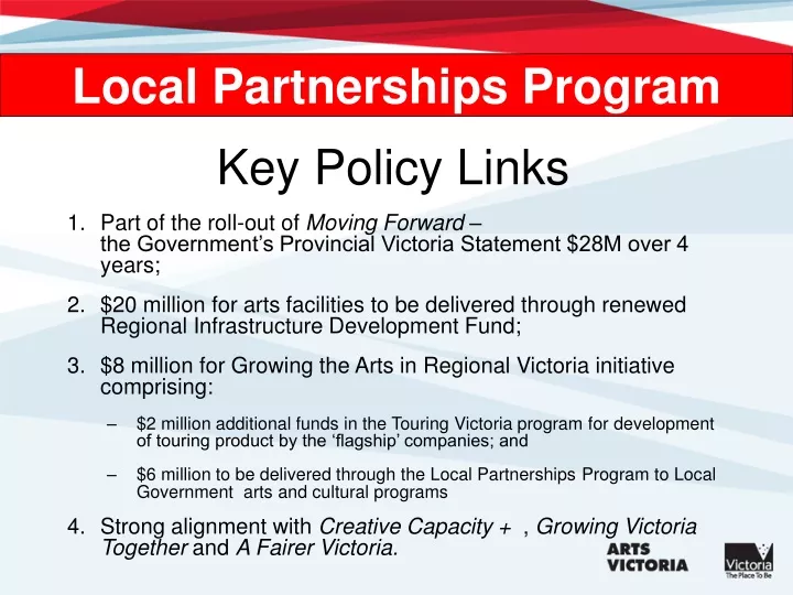 key policy links