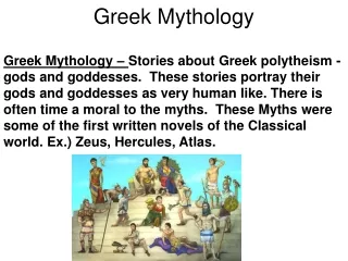 Greek Mythology