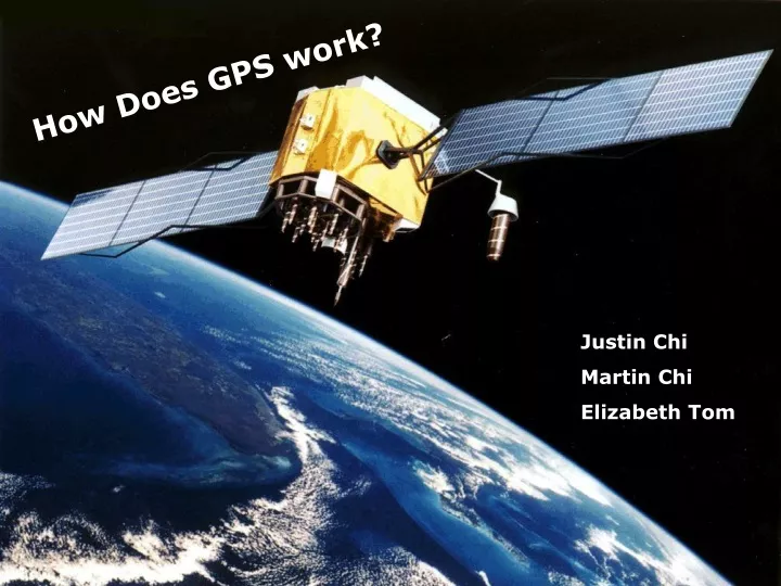 how does gps work