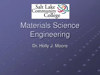 Materials Science Engineering