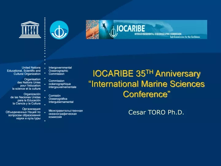 iocaribe 35 th anniversary international marine