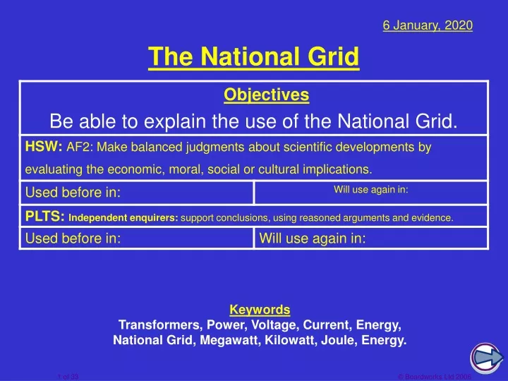 the national grid