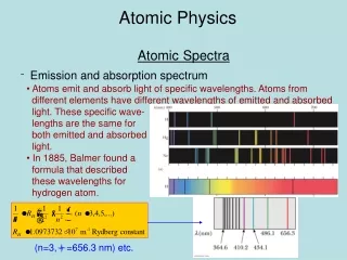 Atomic Physics