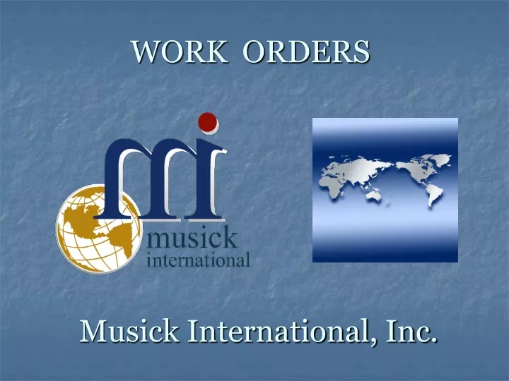 musick international inc