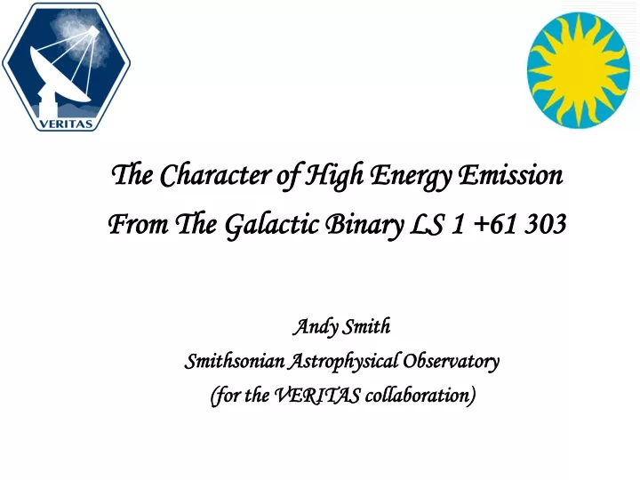the character of high energy emission from