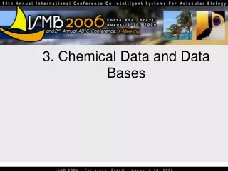 3. Chemical Data and Data Bases