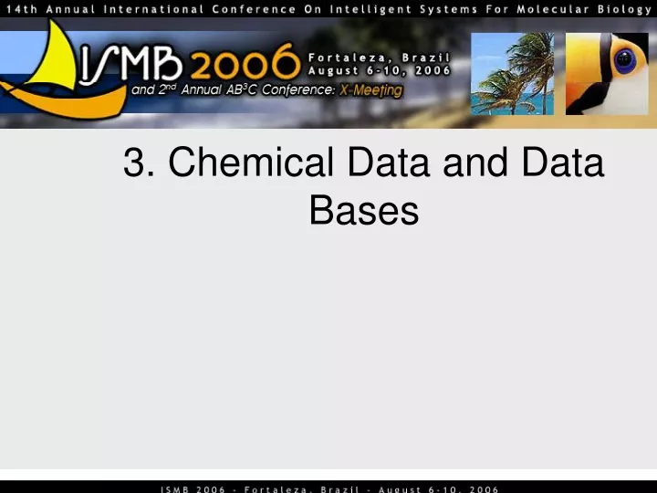 3 chemical data and data bases