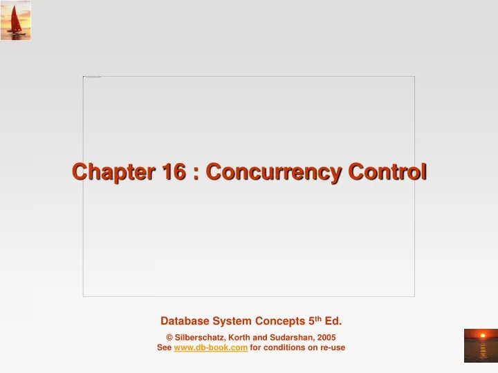 chapter 16 concurrency control