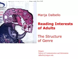 Marija Dalbello Reading Interests of Adults  The Structure  of Genre
