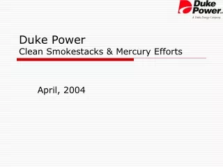 Duke Power  Clean Smokestacks &amp; Mercury Efforts