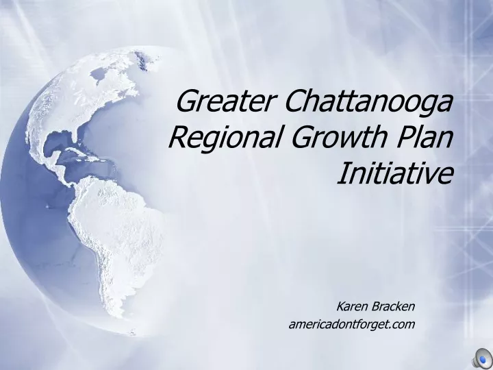 greater chattanooga regional growth plan initiative