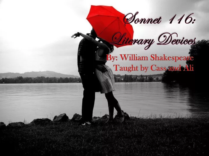 sonnet 116 literary devices