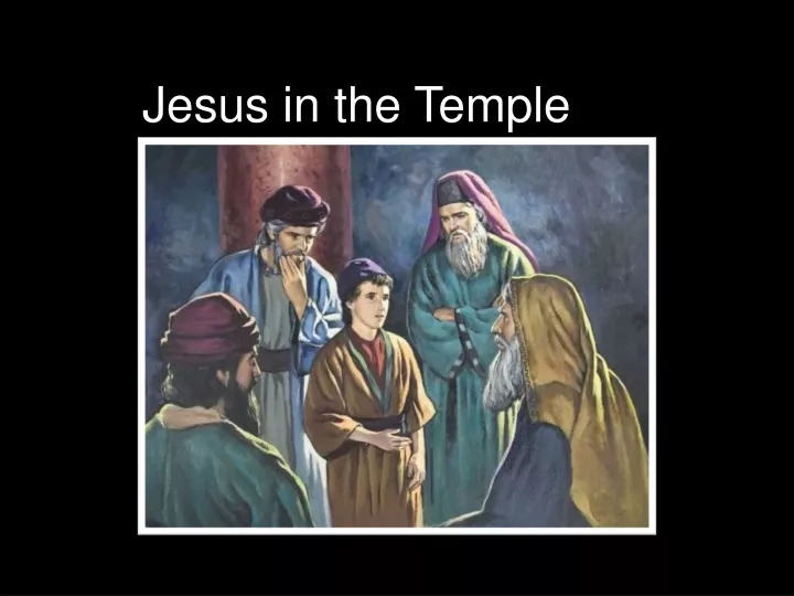 jesus in the temple