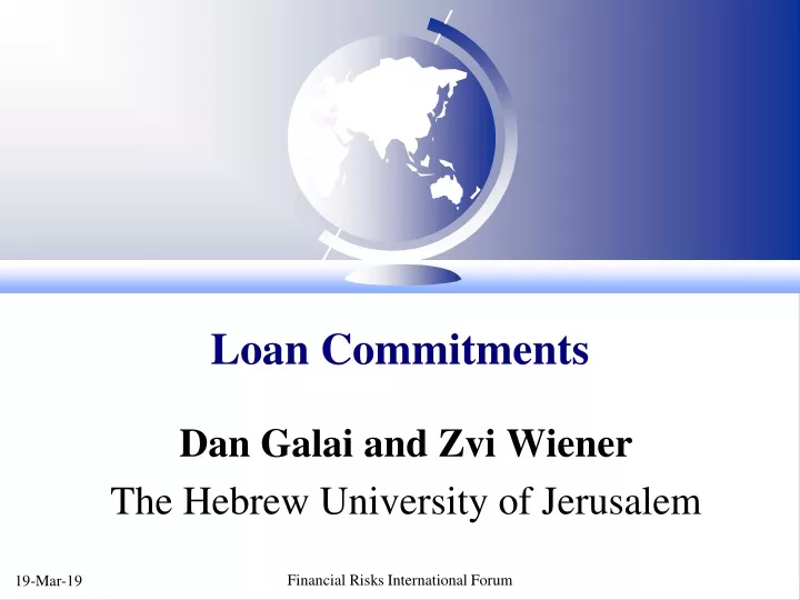 loan commitments