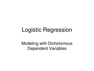 Logistic Regression