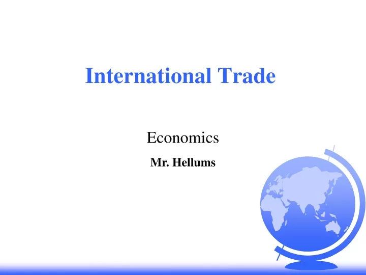 international trade