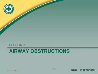 AIRWAY OBSTRUCTIONS