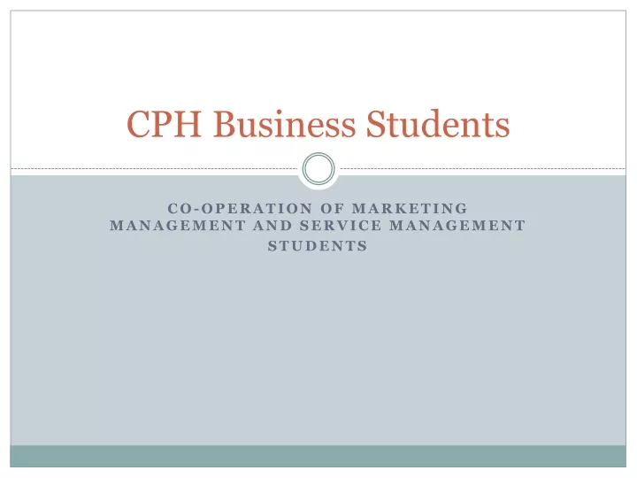 cph business students