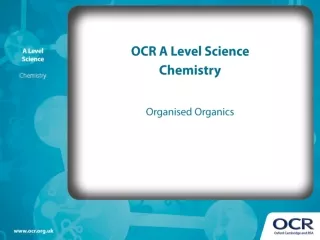 OCR A Level Science  Chemistry