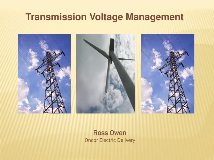 transmission voltage management
