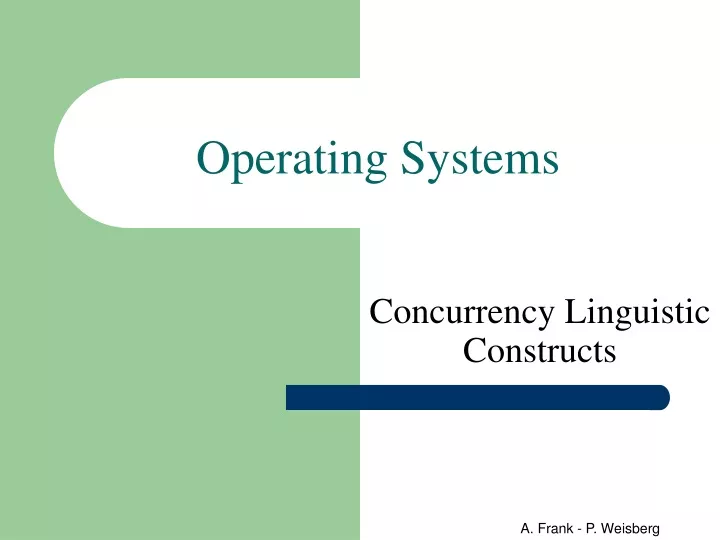 operating systems