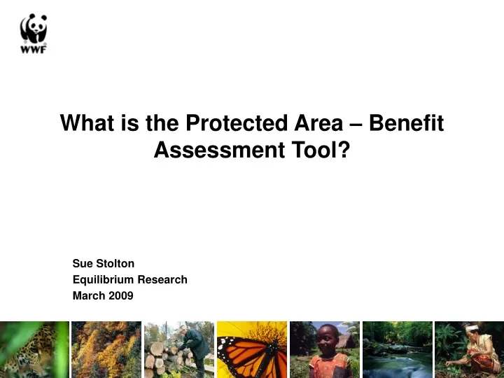 what is the protected area benefit assessment tool