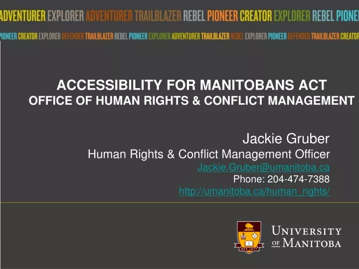 accessibility for manitobans act office of human rights conflict management