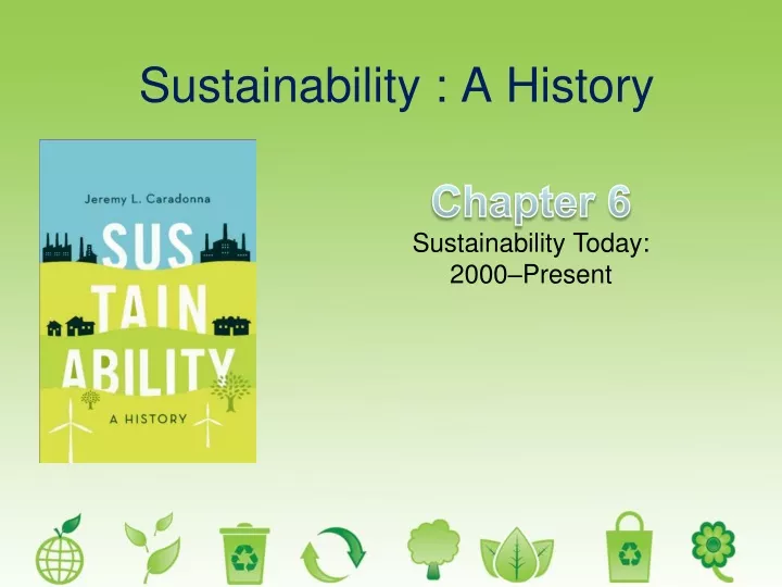 sustainability a history