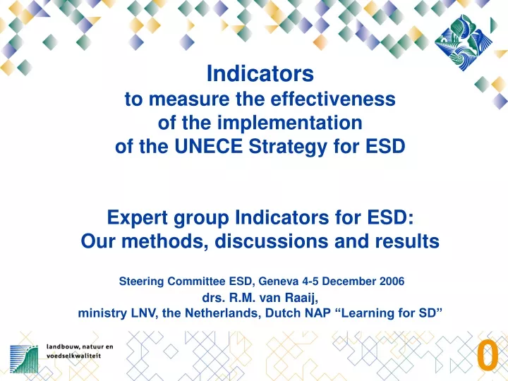 indicators to measure the effectiveness