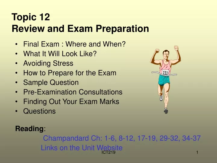 topic 12 review and exam preparation