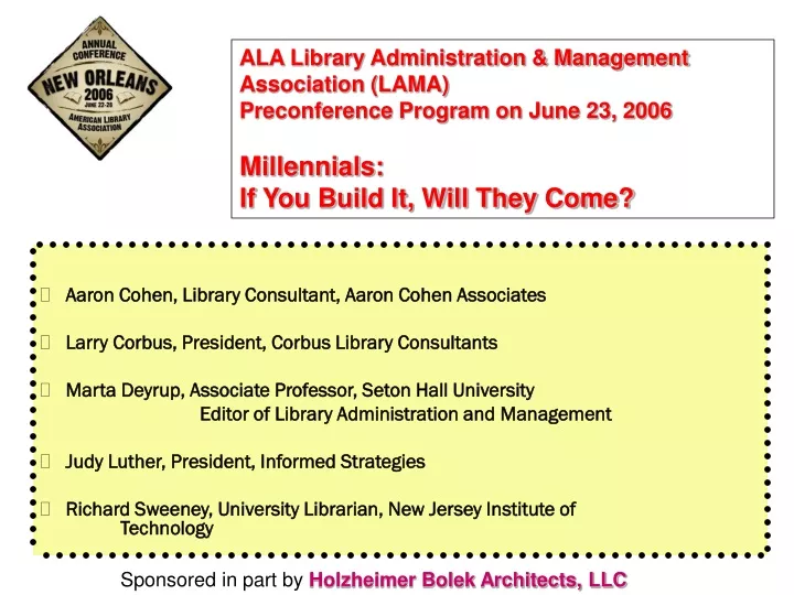 ala library administration management association