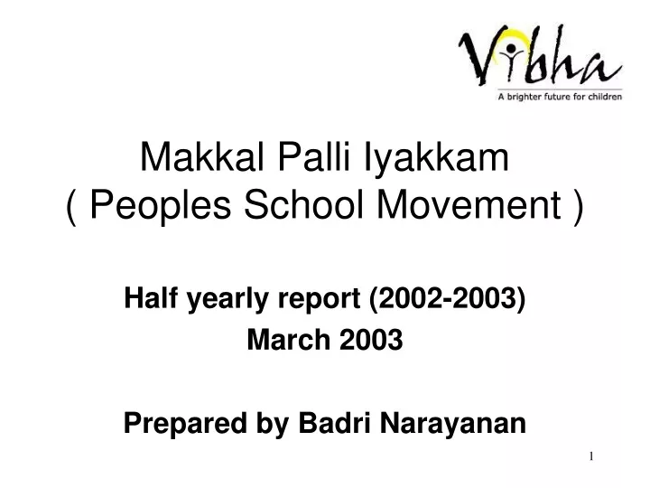 makkal palli iyakkam peoples school movement