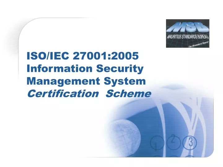 iso iec 27001 2005 information security management system certification scheme