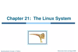 Chapter 21:  The Linux System