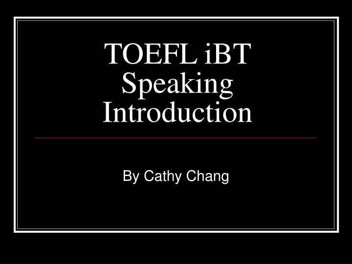 PPT - Tips to prepare for TOEFL Reading PowerPoint Presentation, free  download - ID:10793489