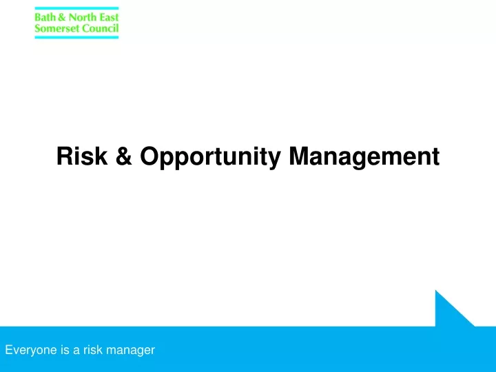 risk opportunity management