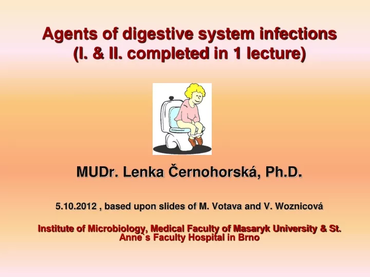 agents of digestive system infections