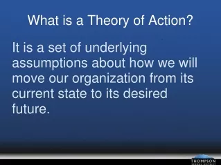What is a Theory of Action?