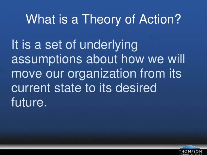 what is a theory of action