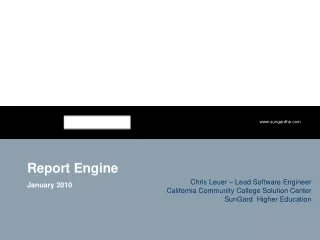 Report Engine