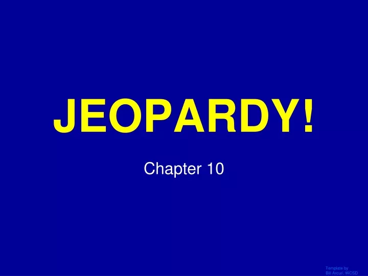 jeopardy