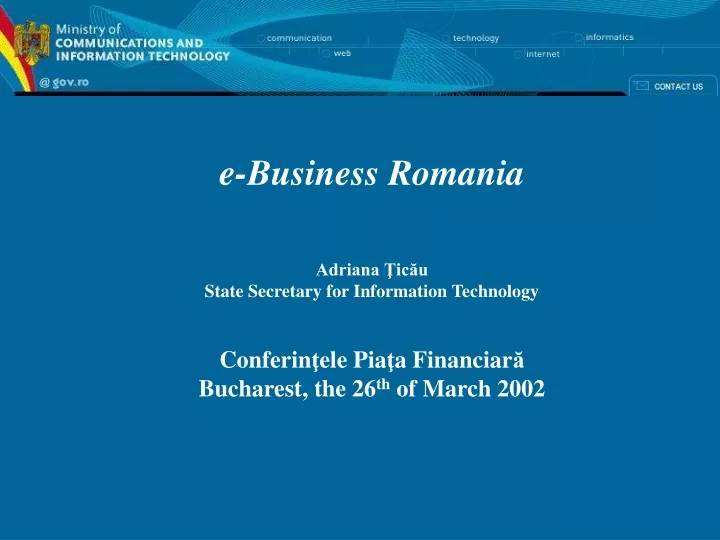 e business romania adriana ic u state secretary